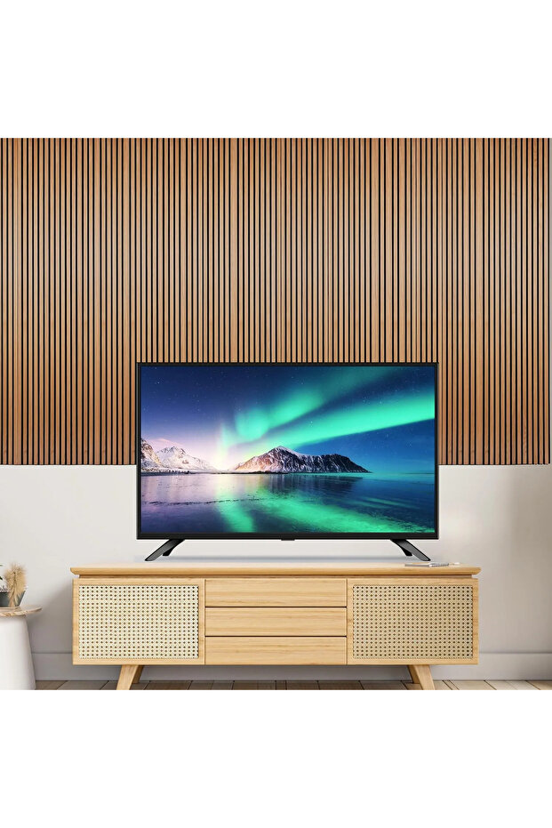 Slat Wall Panel | Oak Wood Long Panels – Pack of 2