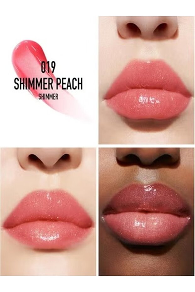 Addict Lip Maximizer - Shade 019 Shimmer Peach 6ml | Plumping Gloss with High Shine & Hydration - 2