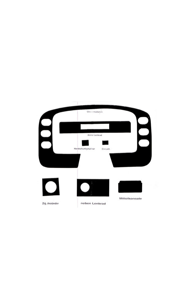 Ford Transit Console-Torpedo Trim 1995-1997 12 Pieces