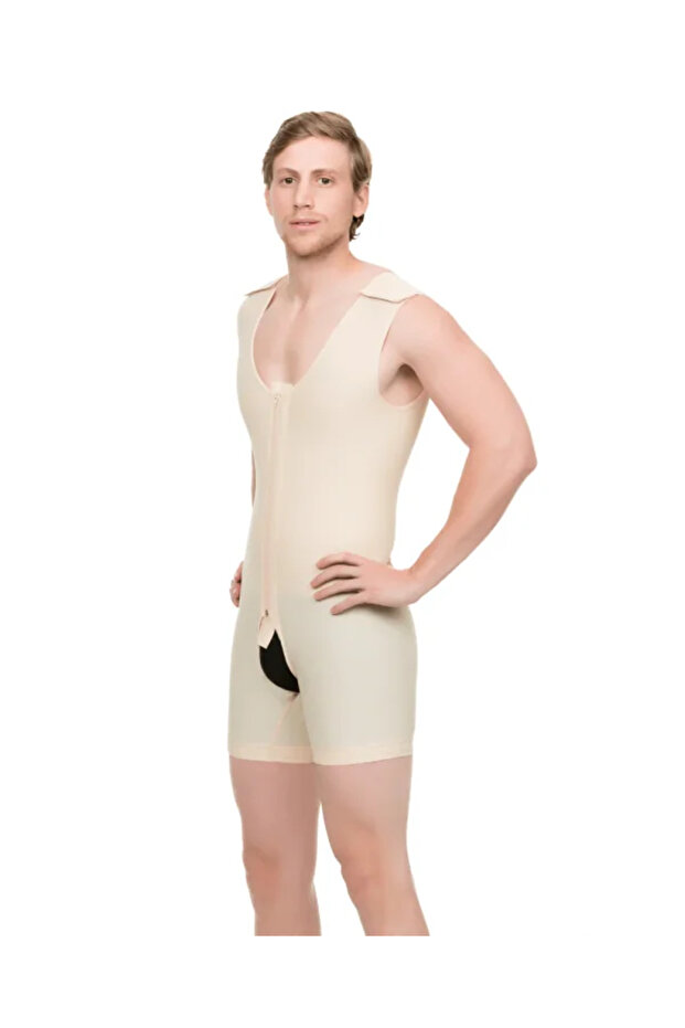 USA Medical Compression Bodysuit with Zipper - Post-Surgical Support for Tummy Tuck, Liposuc