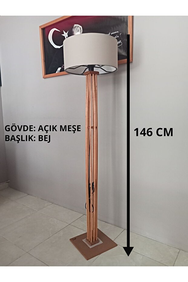 AHŞAP LAMBADER, KÖŞE AYDINLATMA - 1