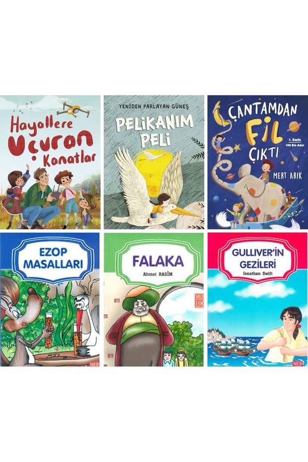 Wings of the Dream, Pelikanım Peli the Sun That Shines Again, Çantamdan Fil Çıktı 6-Book Set