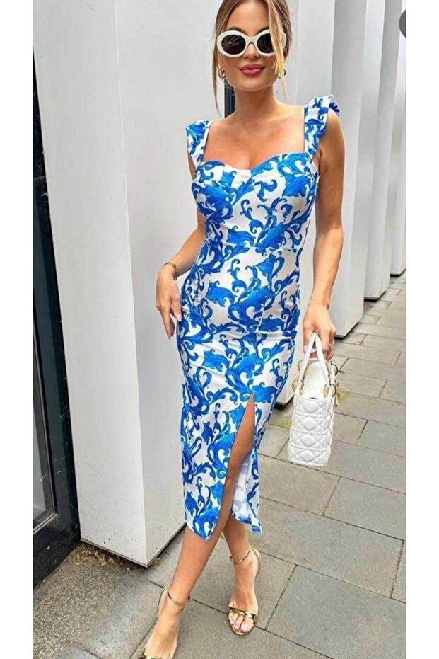 Rochie modelatoare blue - 1