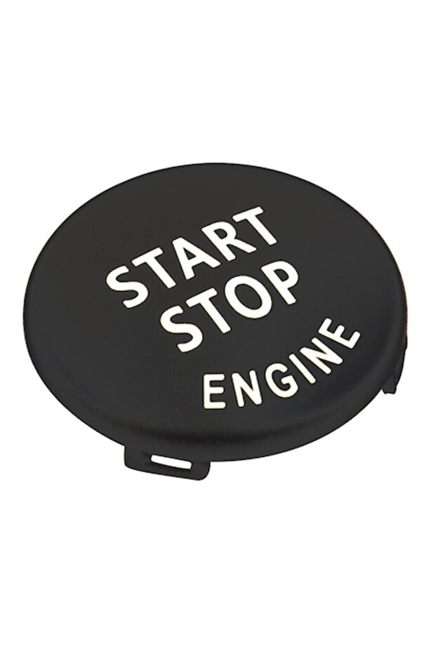 Start Stop Button Cover Compatible with BMW E60 E63 E70 E71 E82 E84 E90 E91 E92 E93, Black - 1