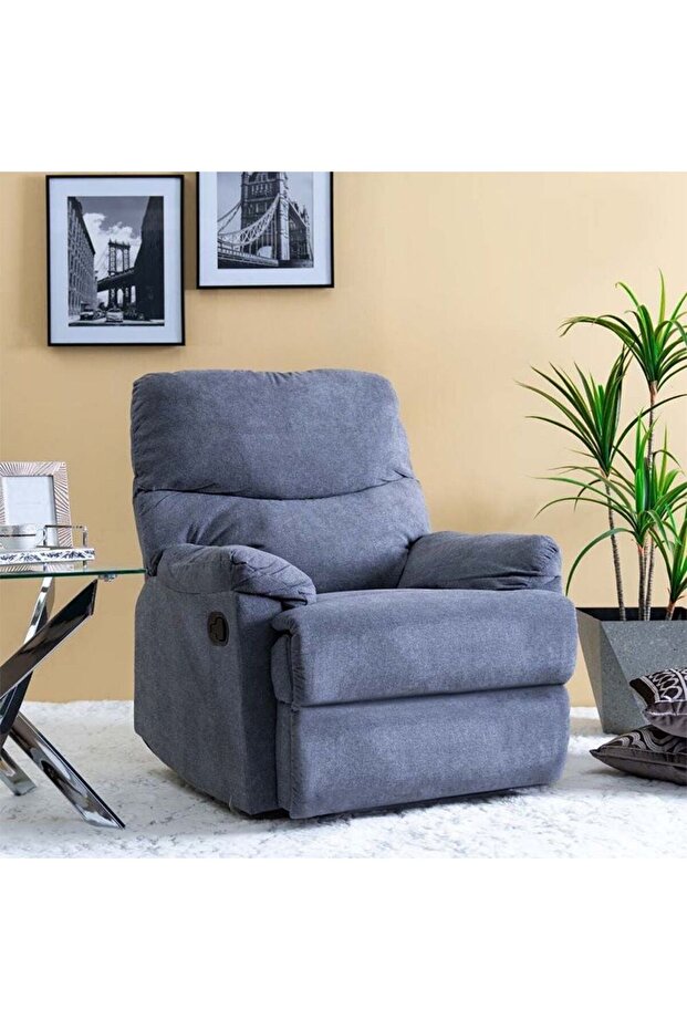 Benedict 1 Seater Fabric Recliner L89xW99xH99cm