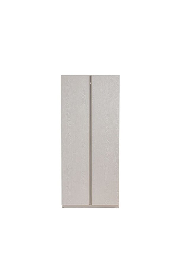 Infinity 2 Door Wardrobe with Hanger - Light Taupe L100xW59xH230cm
