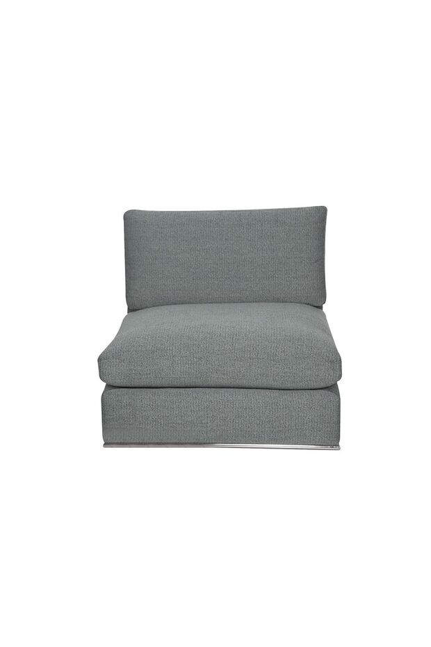 Paddington 1 Seater Armless Fabric Modular Sofa - Teal Green L96xW103xH66cm