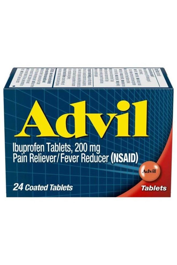 Advil Pain Reliever and Fever Reducer, Ibuprofen 200mg for Pain Relief - 24+12 Free Coated Tablets