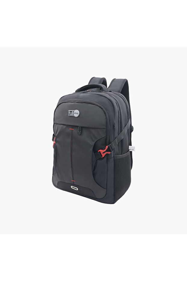 حقيبة ظهر متينة بأحزمة قابلة للتعديل وسحاب للإغلاق - 6×12×21 سم - 2