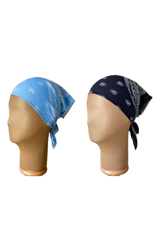 100% cotton classic pattern unisex 2-piece bandana set colorful bandana ethnic patterned a quality bandana
