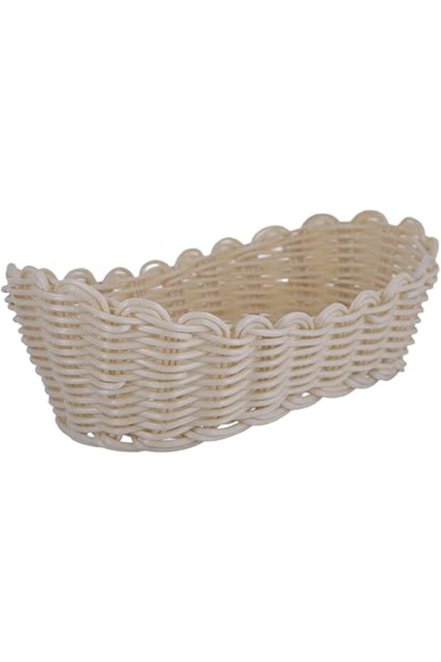 C06002 Rattan Basket, Beige