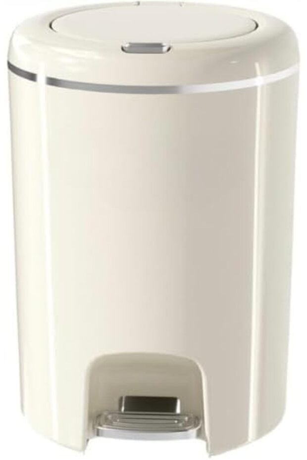 Plastic Storage Bin with Lid, Stackable Organiser Container