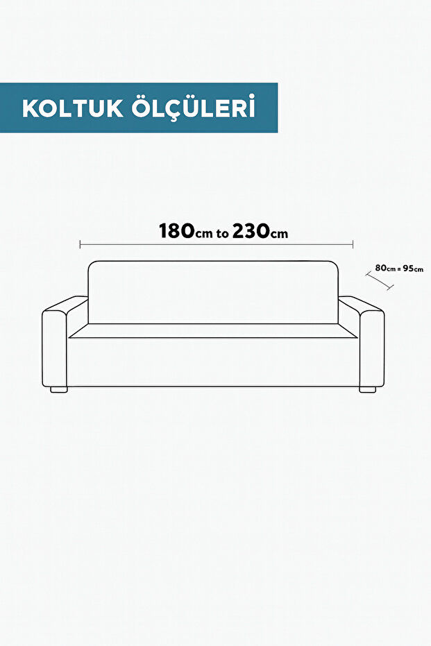 Maxi Jakar Kumaş Koltuk Örtüsü Takımı 3+3+1+1 - 6