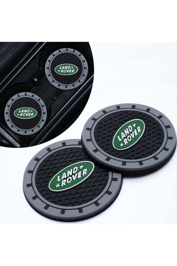 Car Cup Holder Coaster – Anti-Slip Insert Compatible with Land Rover LR2, LR3, LR4, Range Rover Sp
