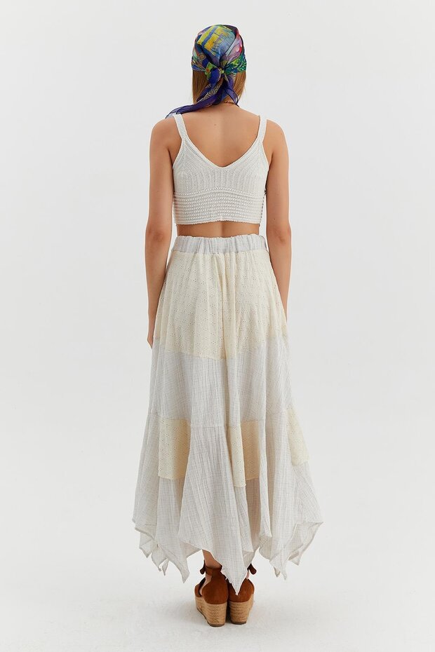 Brode Parçalı Etek - 5