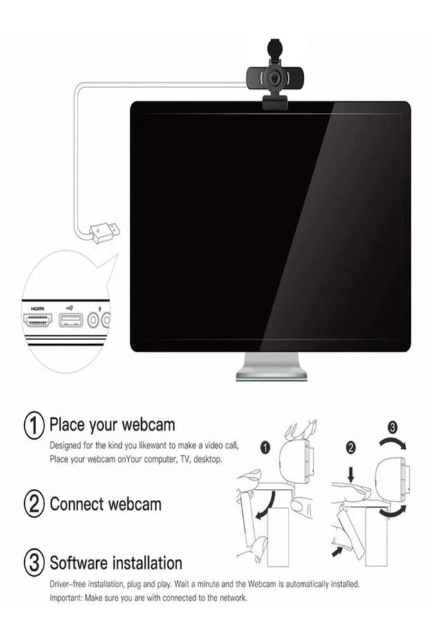 كاميرا كمبيوتر مع ميكروفون (كاميرا ويب) - 4