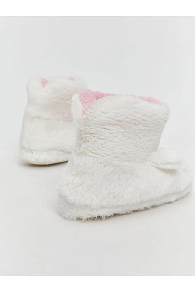 LCW STEPS Tavşan Figürlü Pelüş Kız Bebek Ev Botu (W5) - 5
