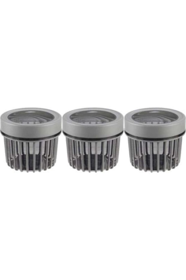 Set de 3 recipiente rotunde pentru condimente, 500ml