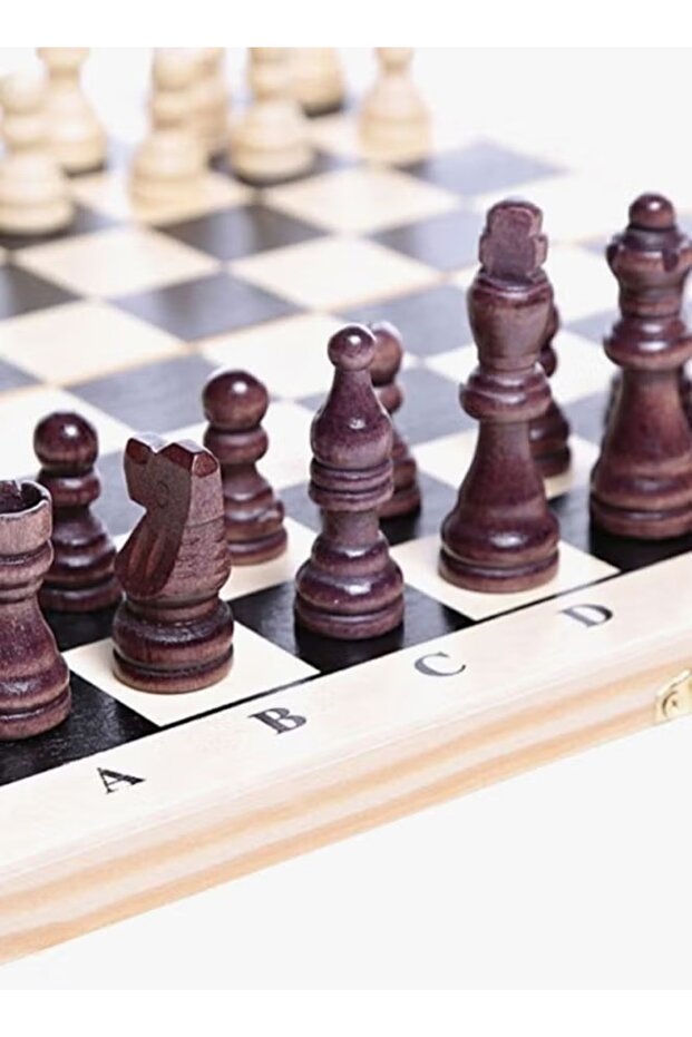 مجموعة الشطرنج الخشبية - 3