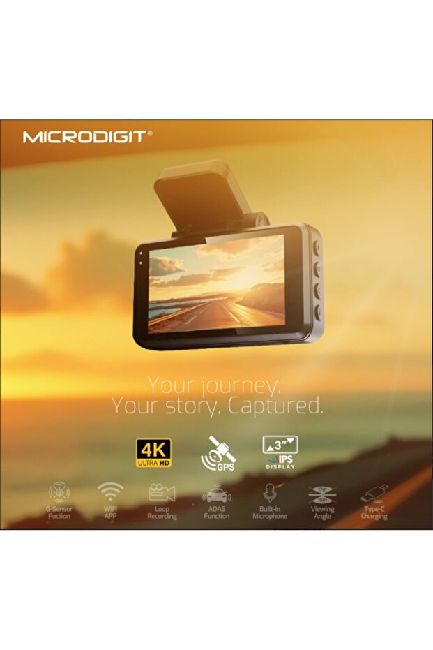 كاميرا داش 4K اماية و خلفية من مايكروديجيت – دقة فائقة وأمان متكامل - 5