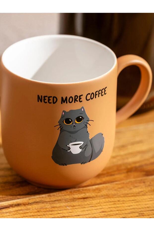 LCW HOME Kedi Baskılı Seramik Kupa 365 ml (W5) - 3
