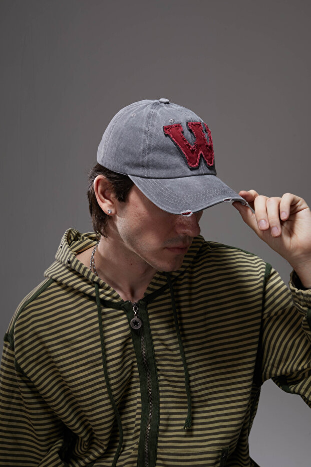 Yıkamalı W Şapka - 6