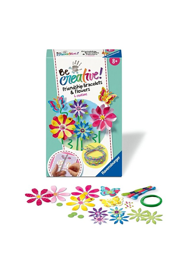 - Be Creative Set mini de creatie flori si bratari - 1