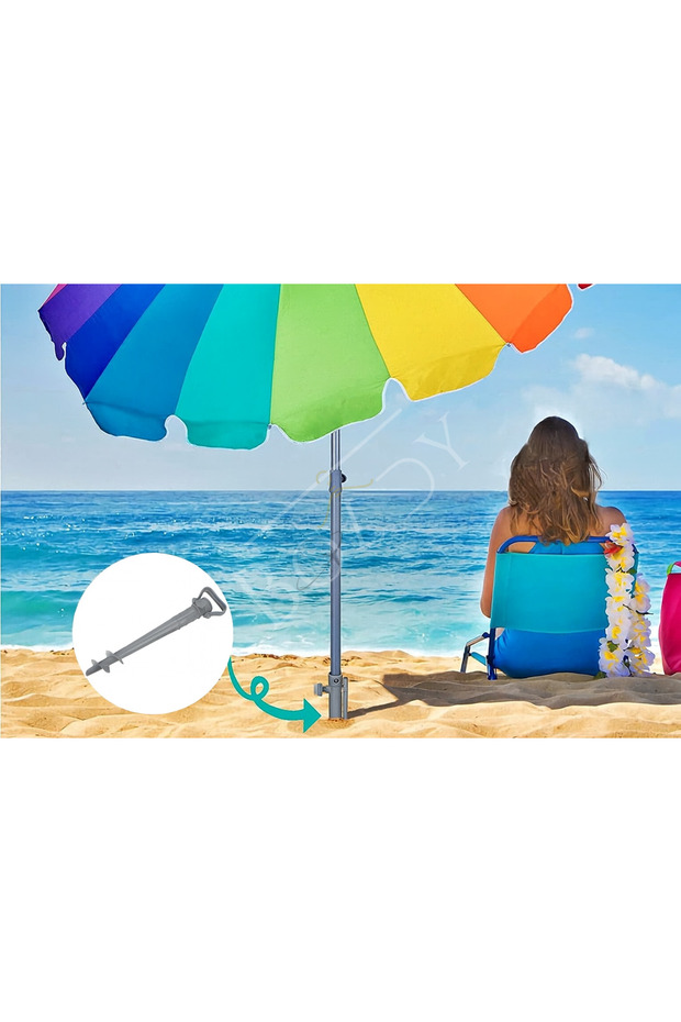 Umbrella Stake - Umbrella Holder - Umbrella Stabilizer - Garden Umbrella Stake - Camping Stake 42 Cm.