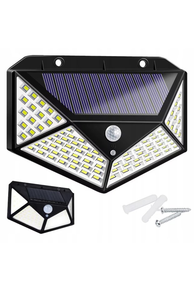 Solar Sensor Lamp 100 Led Outdoor