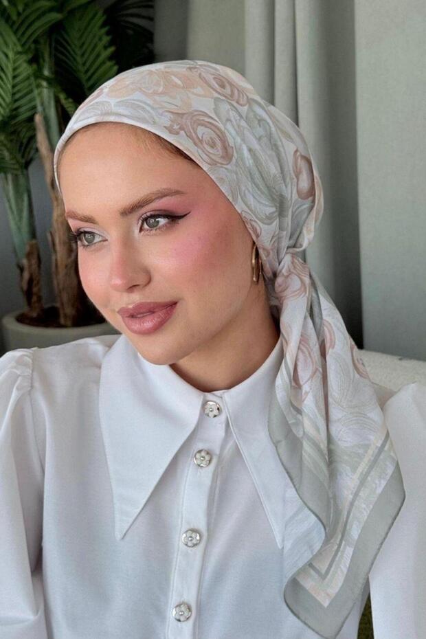 Eșarfă moale Mira Mint - 4