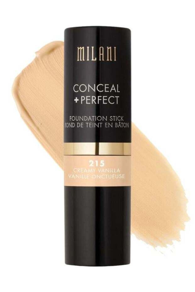 Foundation Stick -215 Creamy Vanilla | Full Coverage Cream Matte Finish, Vegan & Cruelty-Free