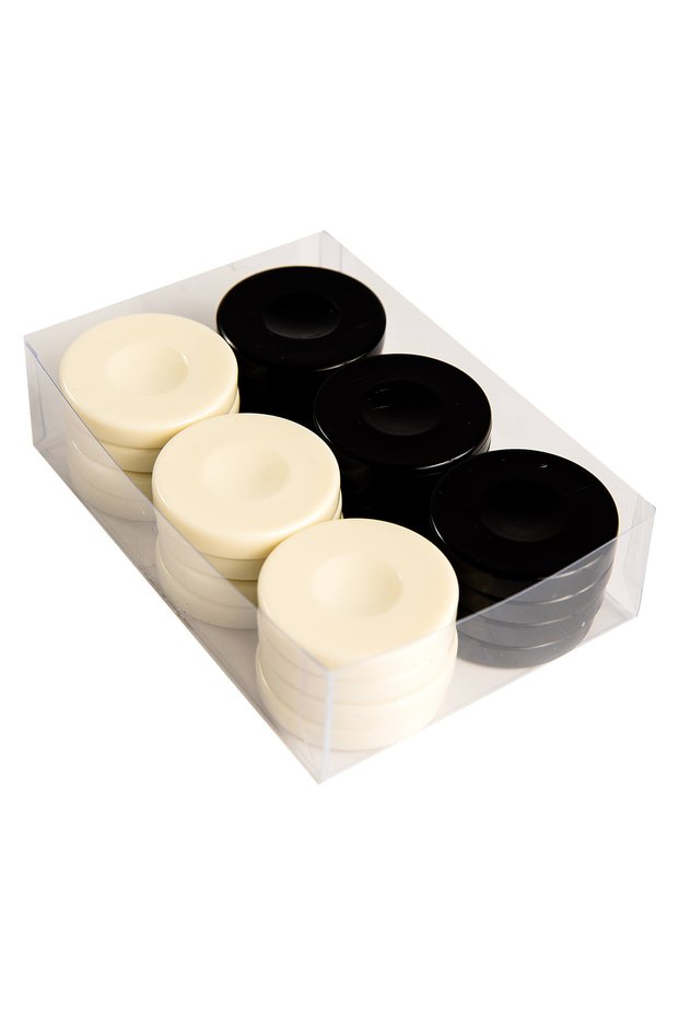Puluri joc de table- Plastic Negru - 37mm