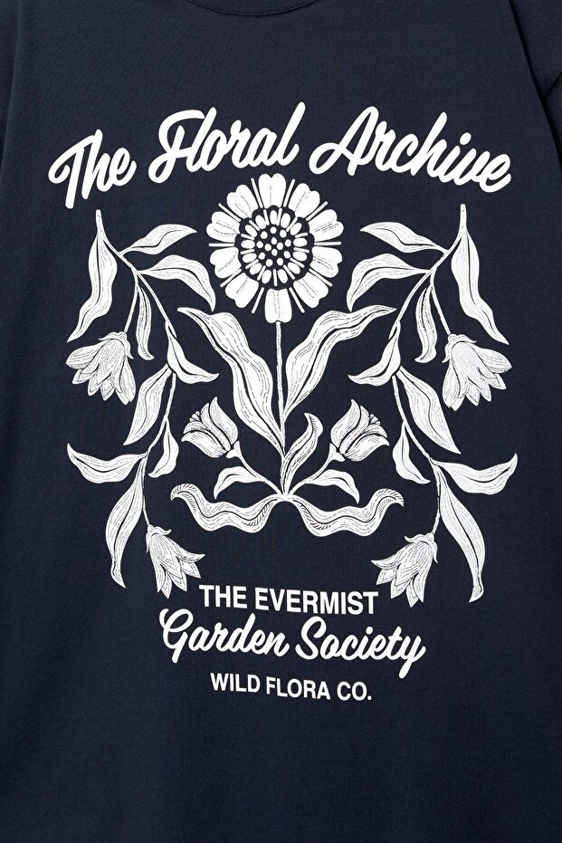 Ezoterik Çiçekli Tişört - 6