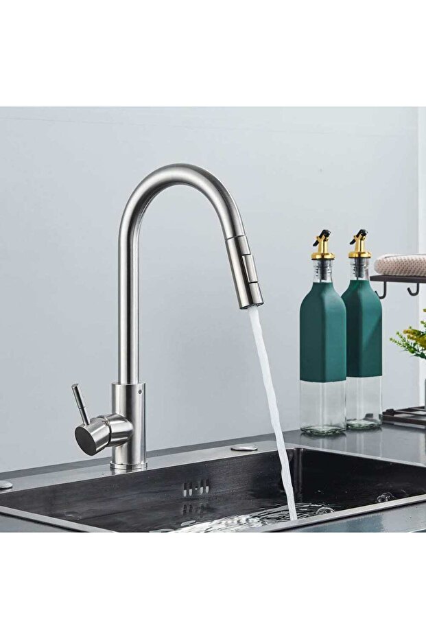 Professional mixer, with extractable shower, 2 flow functions, code 1462 - 2