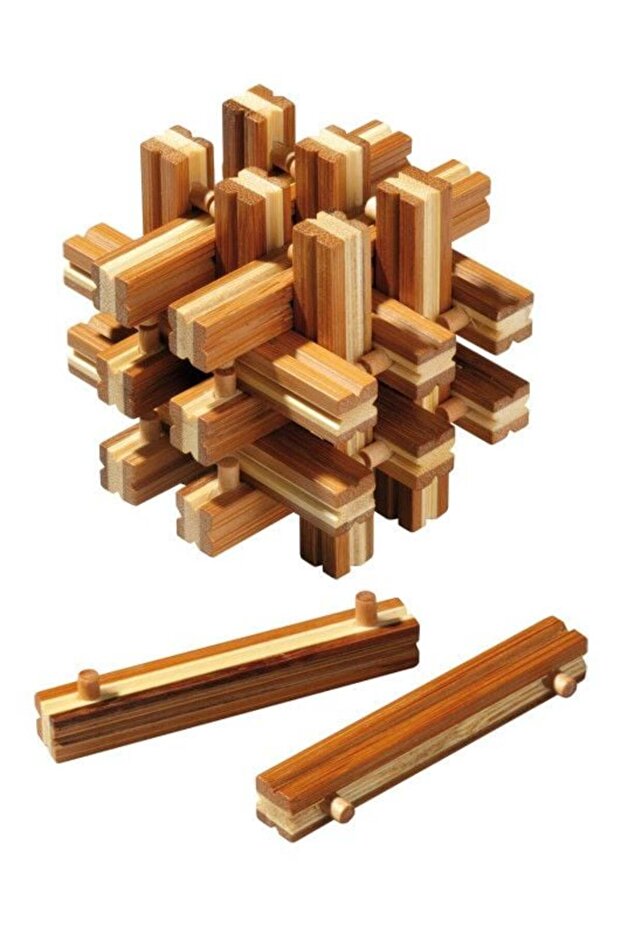 Puzzle Lock Up 3D, Bambus - 1