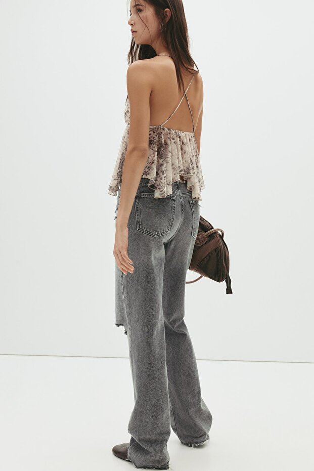 Desenli askılı top - 2