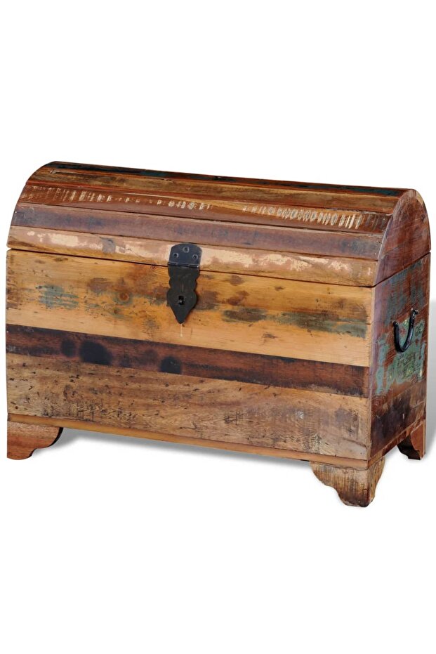 Reclaimed Storage Chest Solid Wood - 2