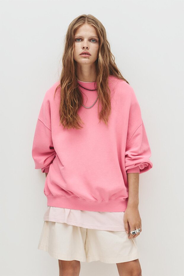 Pembe sweatshirt - 1