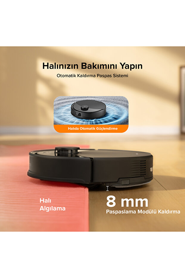 Q8 Max Pro Plus Akıllı Robot Süpürge - 5