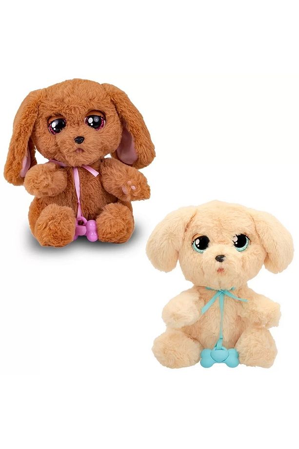 Sevimli Gerçekçi - Çantalı Sesli Yavru Peluş Köpekçik 20 cm (1 ADET ) - 2