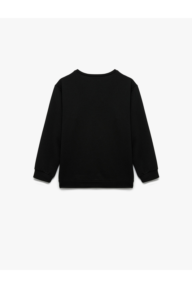 Basic Sweatshirt Long Sleeve Crew Neck - 2