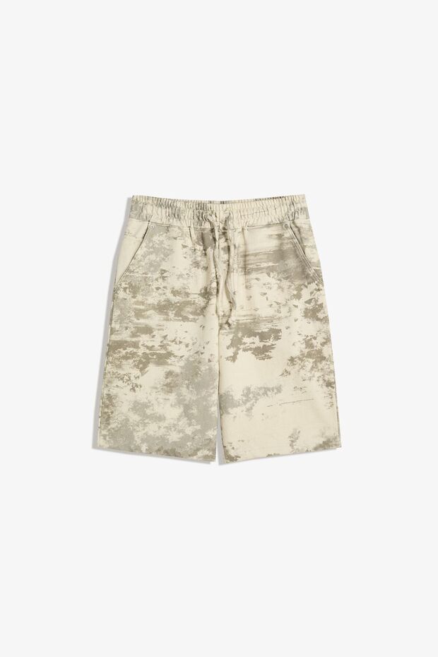Oversize baskılı bermuda - 1
