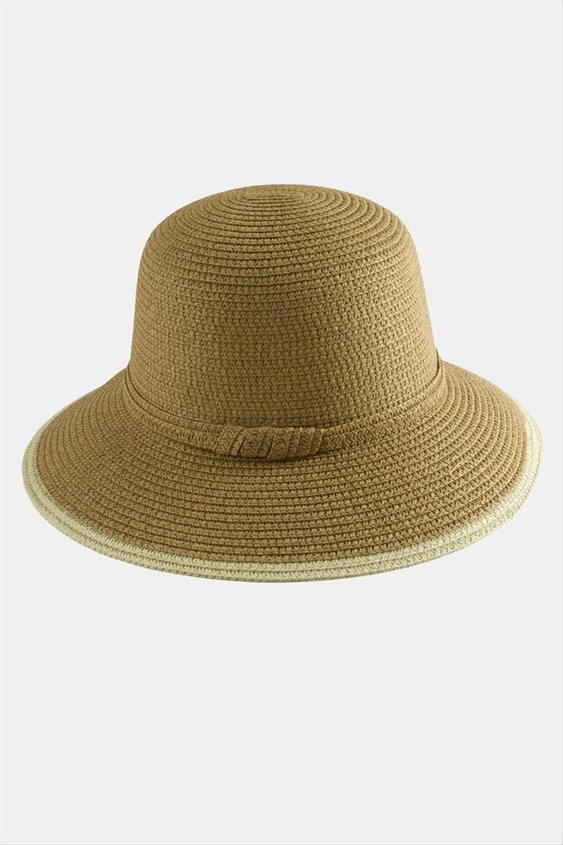 قبعة الشاطئ القش - 1
