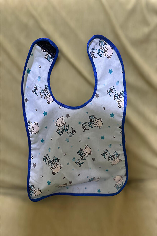 3-Piece Liquid-Proof Baby Bib Drool Bib Liquid-Proof Washable with Snap Fasteners