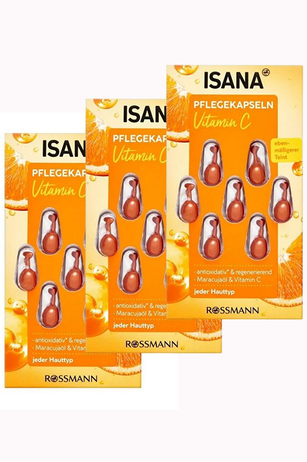 Tüm Ciltler Kapsül Serum Vitamin C & Maracuja Yağı 7x0,38 (3 Adet) - 1