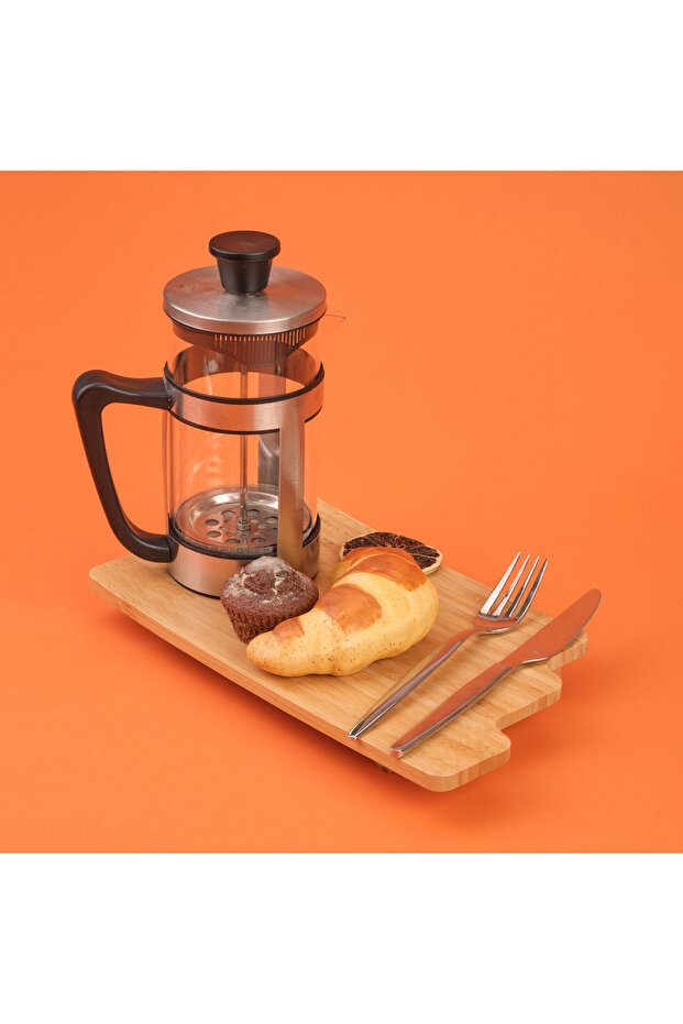 French Press - Siyah / Gri - 600 ml - 3