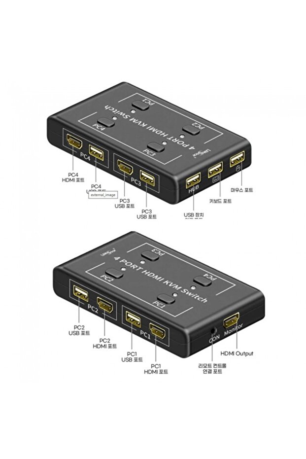 Hdmı kvm switch 4 port anahtarlı hdmı kvm switch 4 giriş 1 çıkış - 2