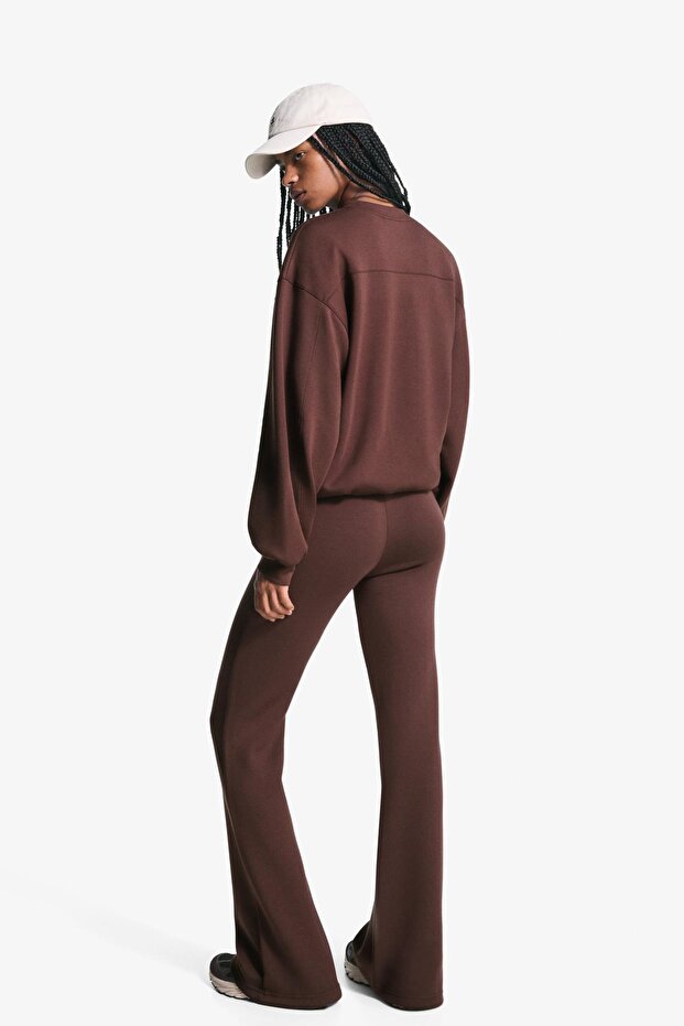 Modal kumaşlı oversize sweatshirt - 3