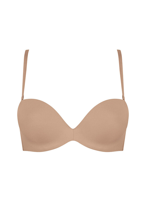 Stepy Soft bra with removable straps, sponge and underwire, Triumph, 85C EU, light beige - 1