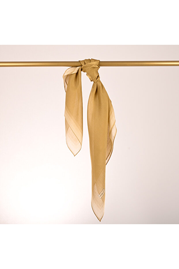 Eșarfă cu dungi chihlimbari - 1